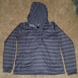North face striped hoodie